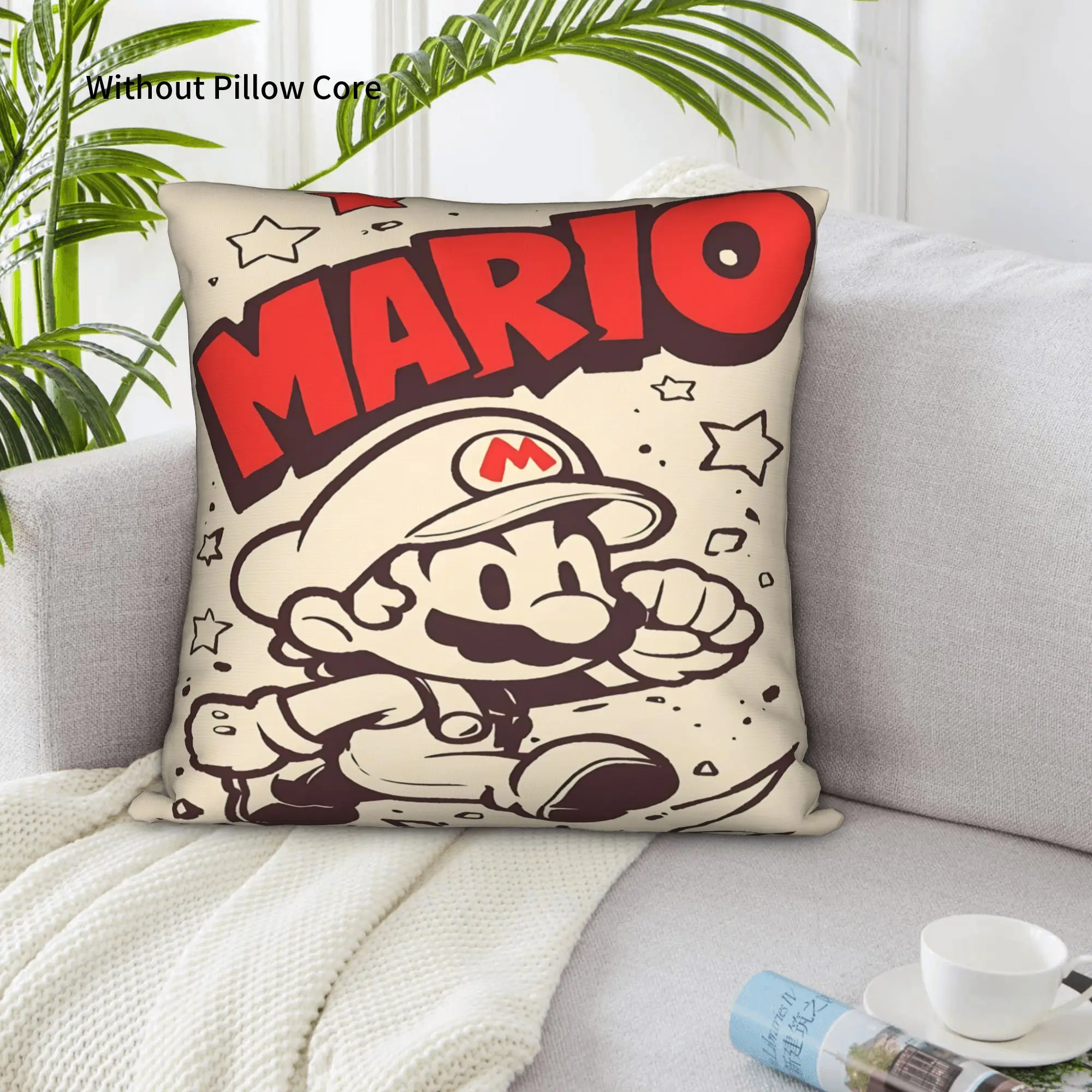1PC Cartoon Super Mario Pillow Case Double-Sided Printing  Sofa Cushion Bedroom Bedside Pillow