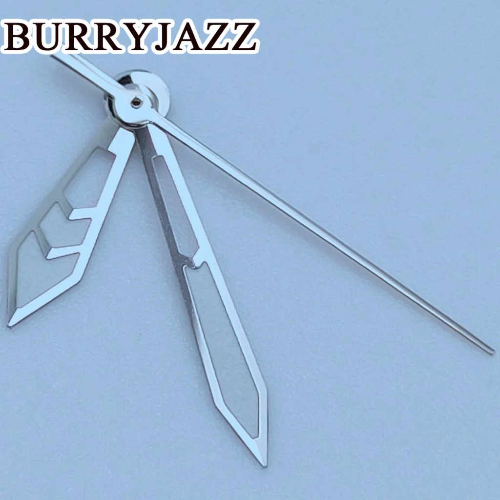ساعة مضيئة من Burryjazz ، يد فضة ، أخضر ، NH35 ، NH36 ، NH38 ، 7S26 ، 7S36 ، 4R35 ، 4R36