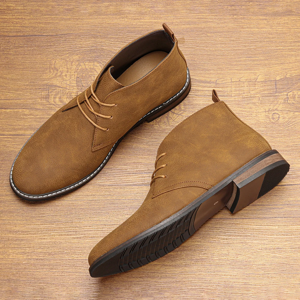 Men Ankle boots Brand Desert Boots Comfortable Leather Boots For Men