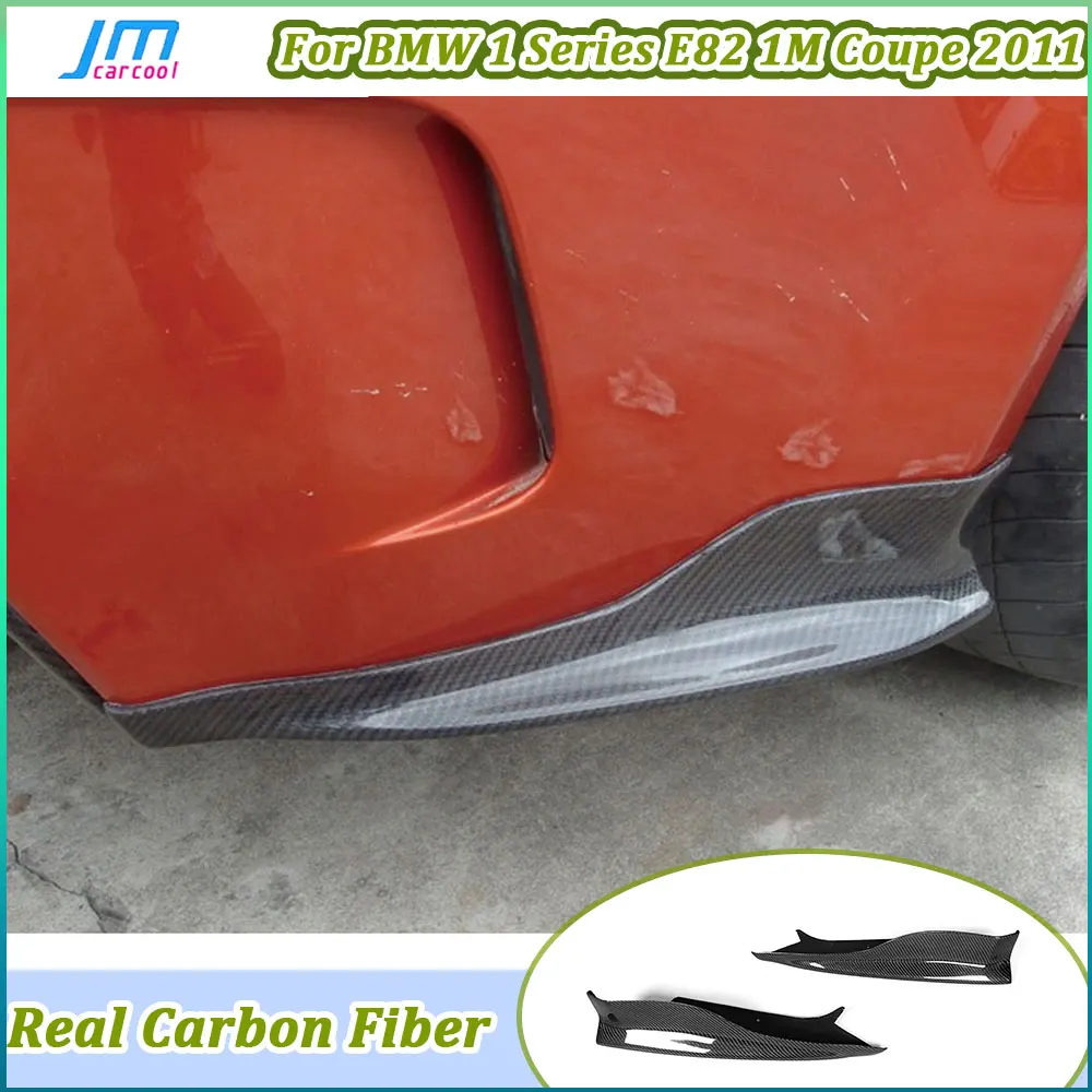 

For BMW 1 Series E82 1M Coupe 2-Door 2011 Rear Lip Diffuser Splitters Trim Aprons Flaps Carbon Fiber Mudguard Fenders FRP