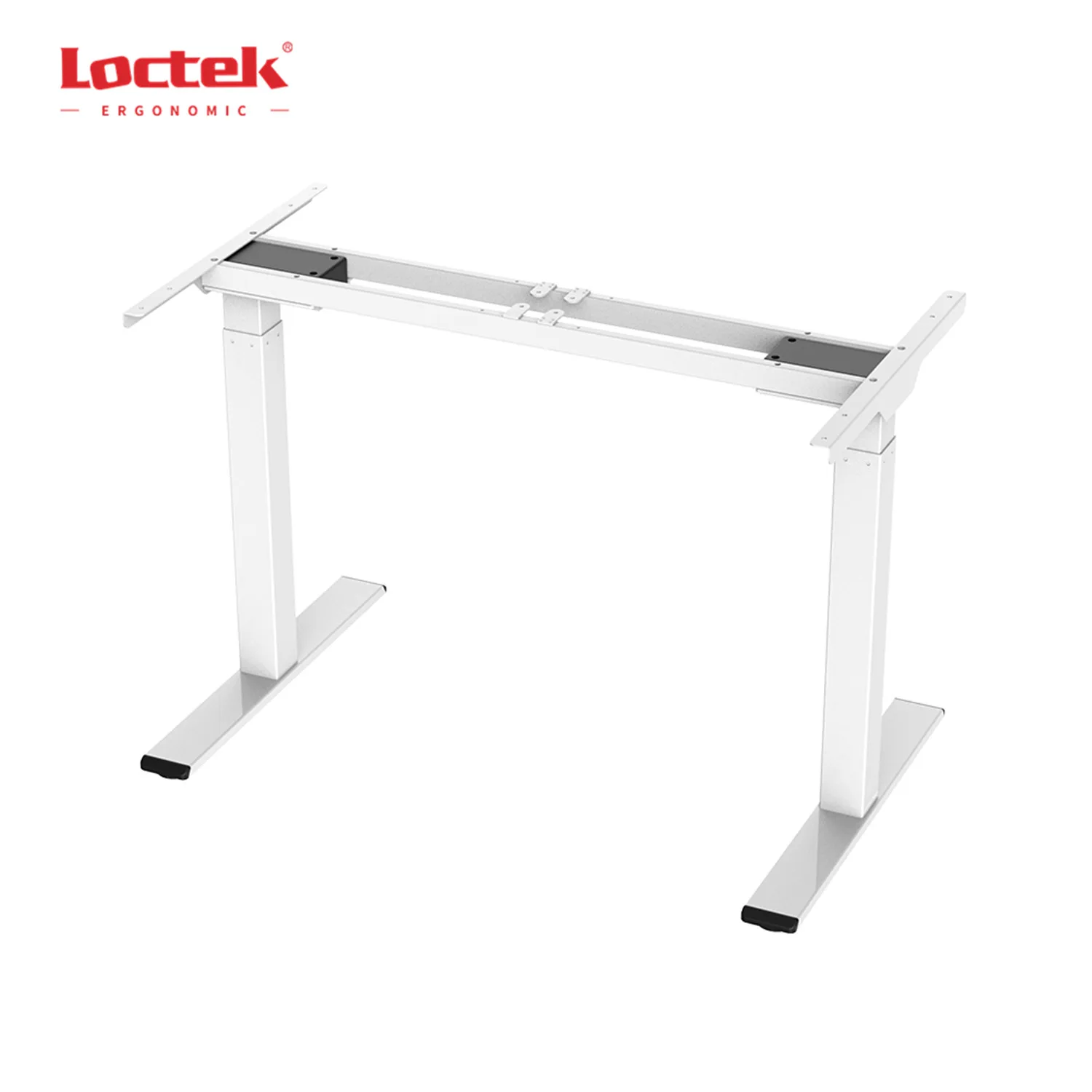 Loctek-Elétrica Altura Ajustável Permanente PC Desk, 2-Motor, ET268