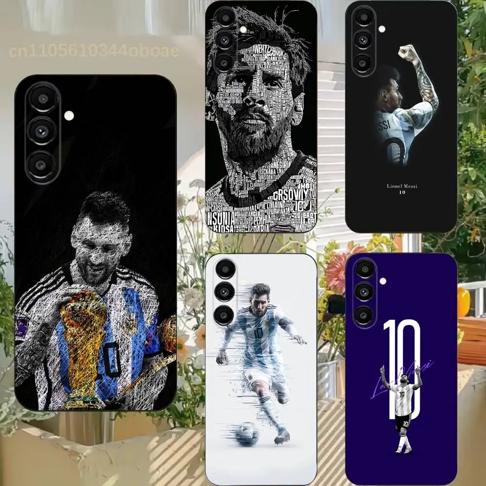 

M-Messi The Greatest of All Time Phone Case For Samsung S25,24,21,22,23,20,S30,Ultra,Plus,Fe,Lite,Note,5G Black Cover