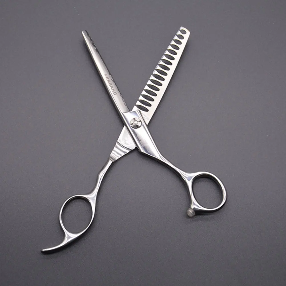 

1Pcs Hair Scissors Stainless Steel Ergonomic Design Home Salon Barber Styling Tool Professional Hairdressing Shears