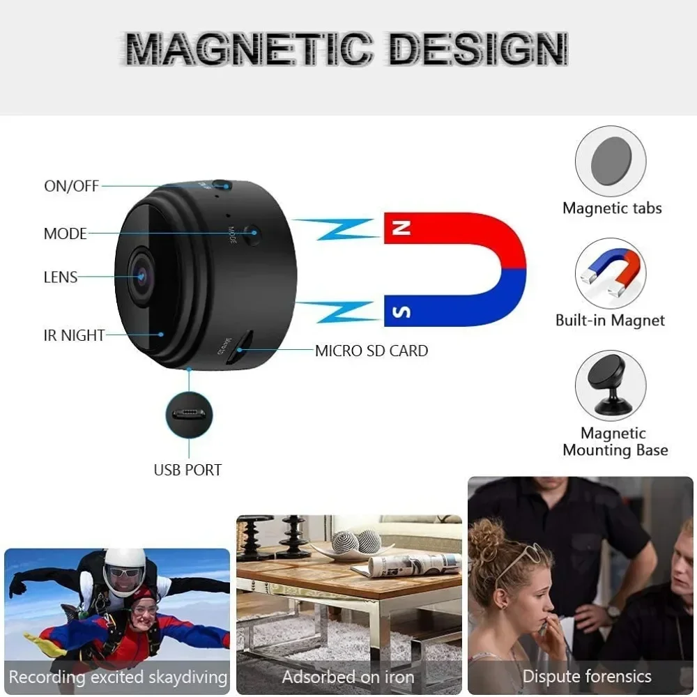Wifi Surveillance Camera Home Indoor Audio Wireless Camera HD 1080P CCTV Video Security Protection Camera Wifi IP Monitor