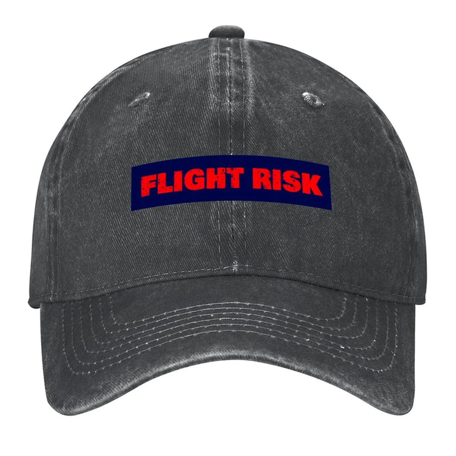

Flight Risk Baseball Cap Hip Hop Big Size Hat funny hat Military Cap Man Sun Hats For Women Men's