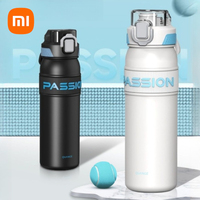 Xiaomi Thermos Bottle with Straw Stainless Steel Sports Water Bottles Keeps Cold and Heat Thermal Mug Large Capacity Water Cup