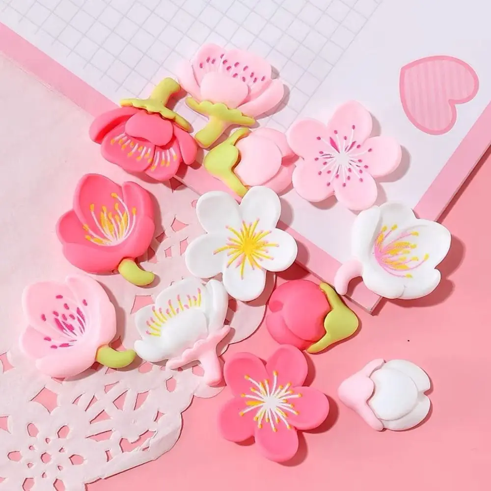 Home Decoration Cherry Blossom Shaped Decorative Cute Creative Message Sticker Board Stickers Fridge Magnets Note Holder