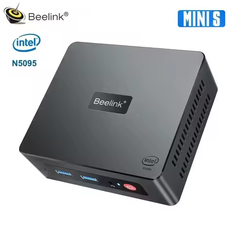 Beelink MINI S N5095 Mini PC 8GB DDR4 SSD 128G / 256G WiFi 5 BT4.0 RJ45 1000M USB3.0*4 Dual Screen Support 4K 60Hz Mini Computer