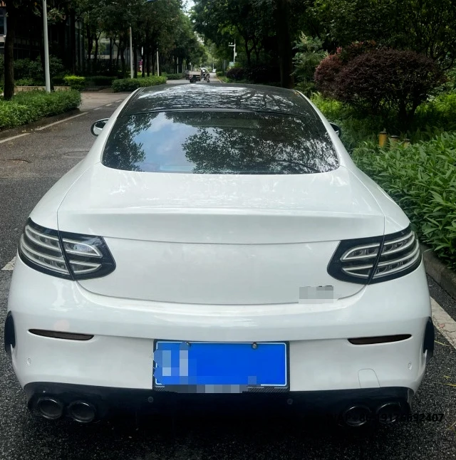 

W205 C COUPE C63 C63S C43 C300 C200 C400 Venom transparent white background original taillight modification limited edition