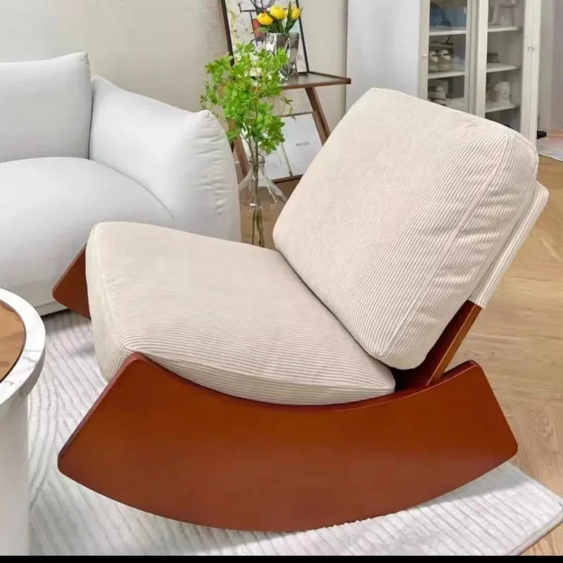 Rocking Chair Adult Living Room Lazy Sofa Chair Balcony Leisure Rocking Chair