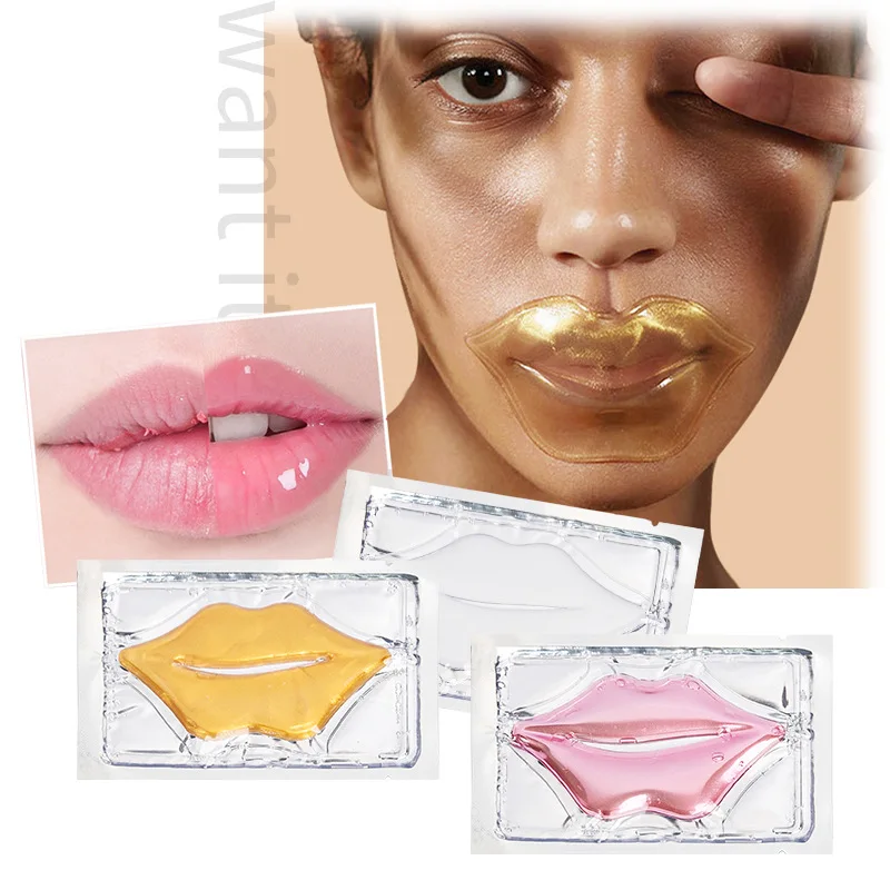 

10Pcs Crystal Collagen Lip Mask Beauty Super Plumper Moisturize Lip Patches Moisture Essence Wrinkle korean Cosmetics Skin Care