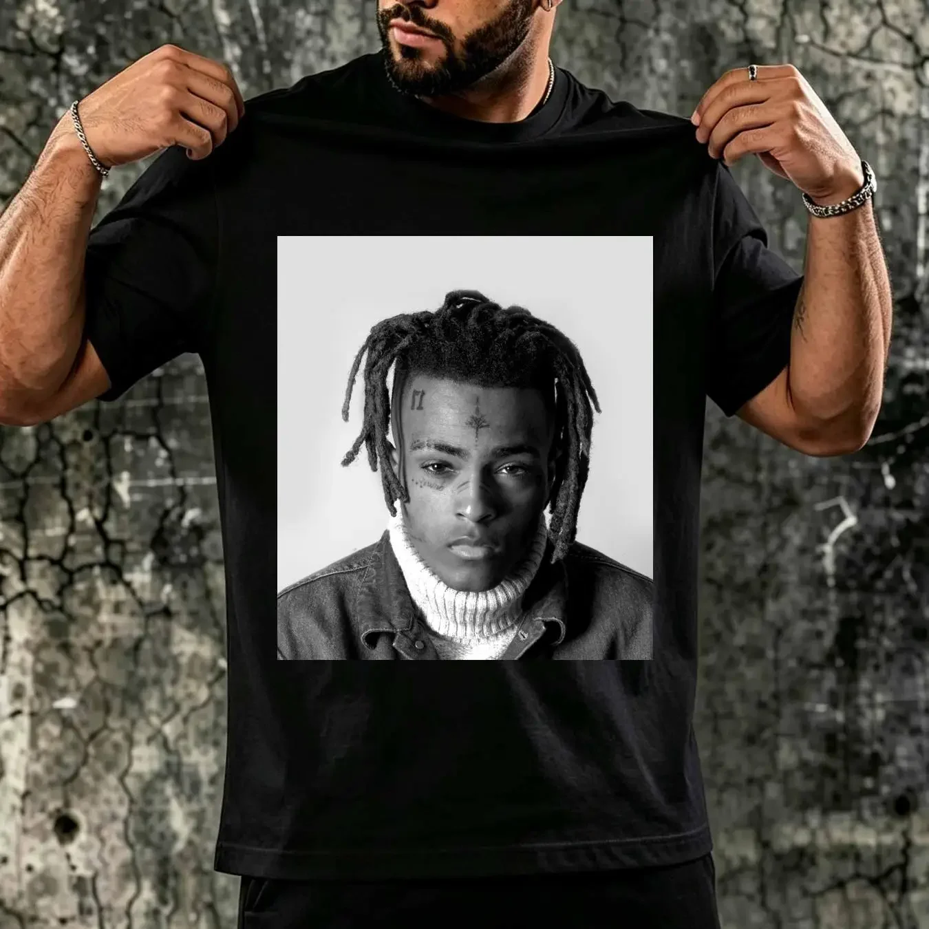 washed T Shirt Unique XXTENTACION for Etsy Express Your Style vintage Washed Top For Everyday Wear Casual homme streetwear