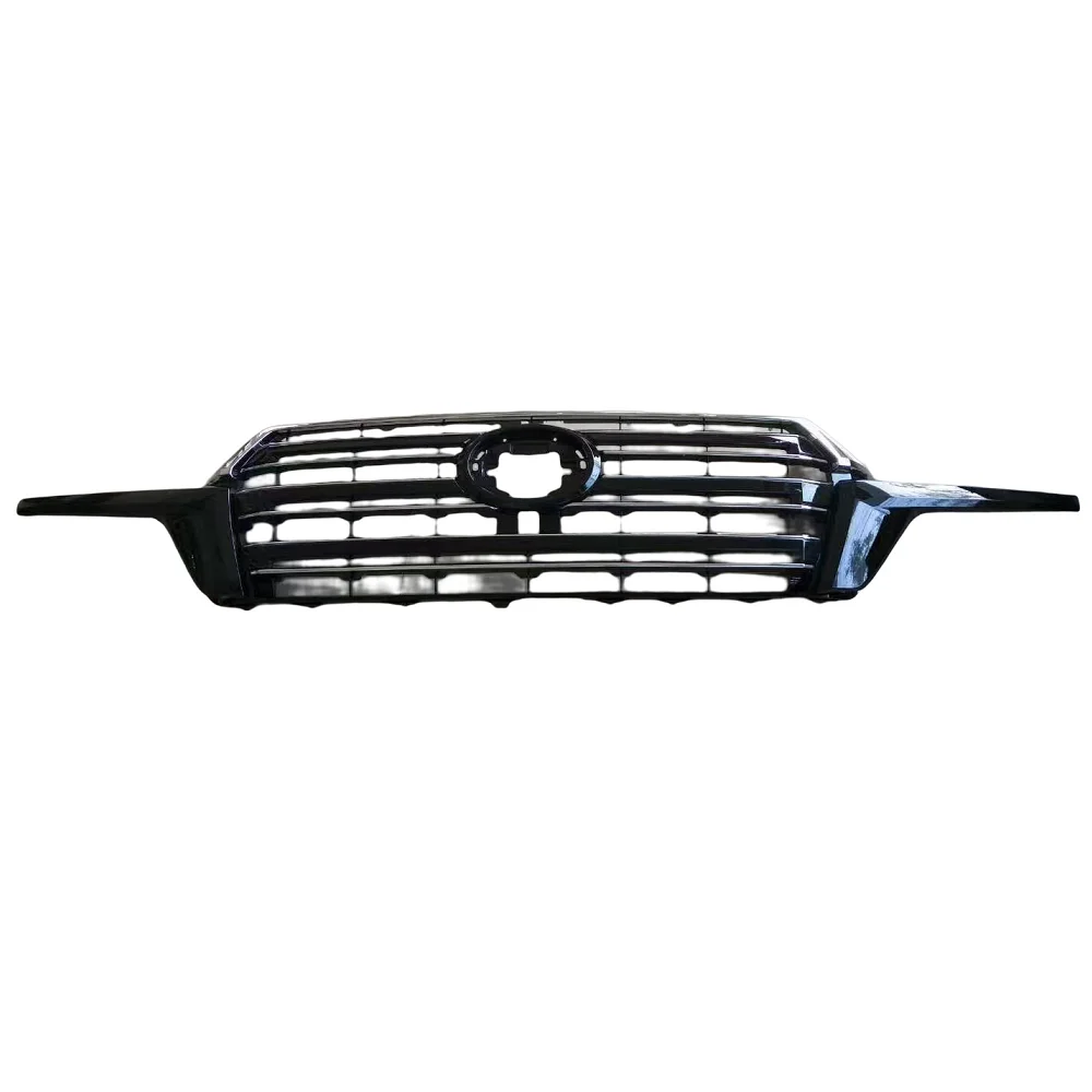 Exterior Front Bumper Mesh Mask Cover Abs Grille Fit For Landcruiser Lc200 2017 2018 2019 2020 Racing Grills Grill Auto Parts