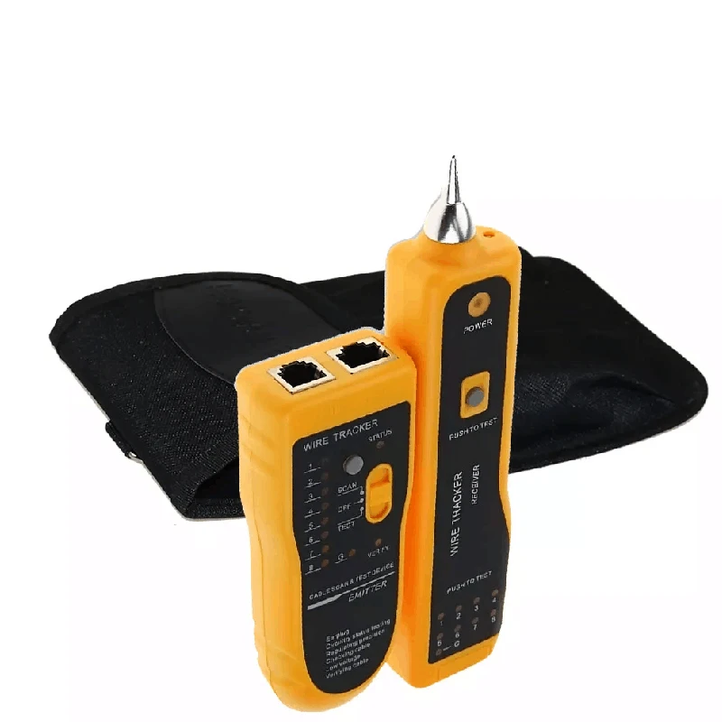 RJ11 RJ45 Wire Tracker Tracer Toner LAN Network Cable Tester Cat5 Cat6 Telephone Line Finder Detector for Network Maintenance