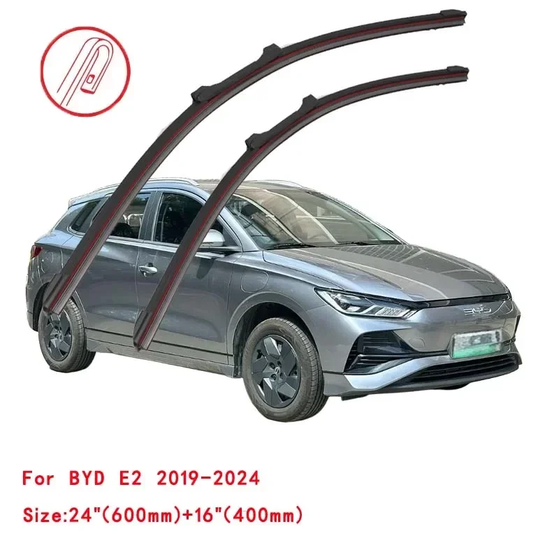 For BYD E2 E3 2019 2020 2021 2022 Cleaning Brushes Cutter Windscreen Windshield Windows Car Accessories Car Front Wiper Blades