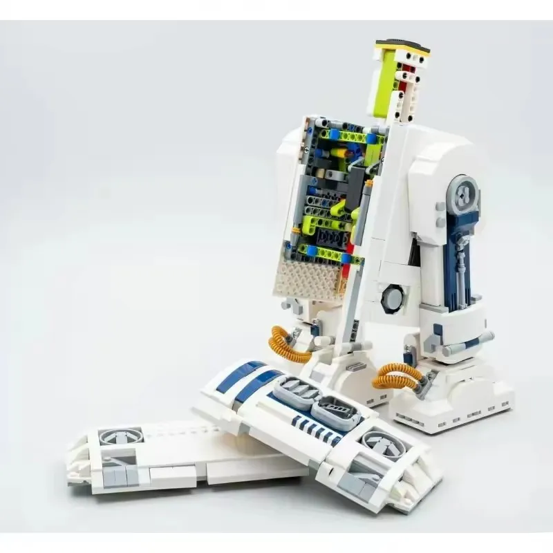 MINISO R2D2 روبوت اللبنات الفضاء الاتحاد أرقام MOC نموذج 2314 قطعة الطوب اللعب عيد الميلاد هدية عيد ميلاد للكبار #5