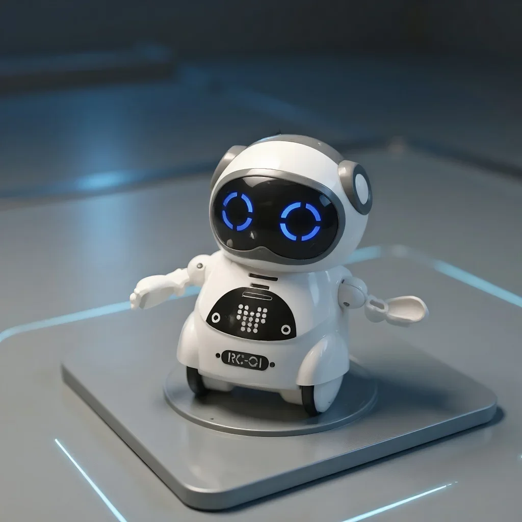 

Talking Pocket Robot - Voice-Activated Smart Toy with Singing & Dancing