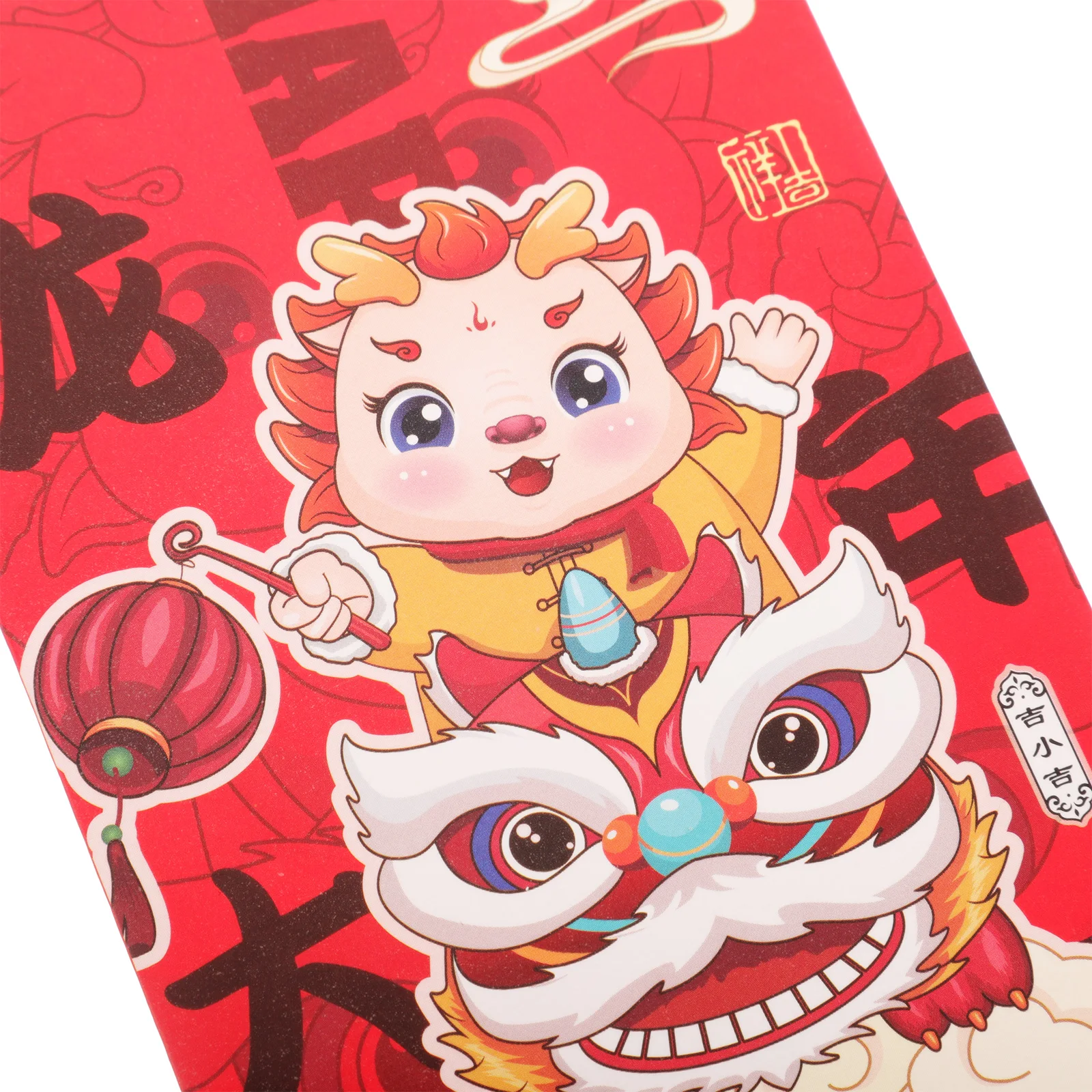 

6Pcs Spring Festival Red Envelopes Dragon Design Lucky Money Packets Chinese New Year Red Packets 2024 Zodiac Luck Money Bag