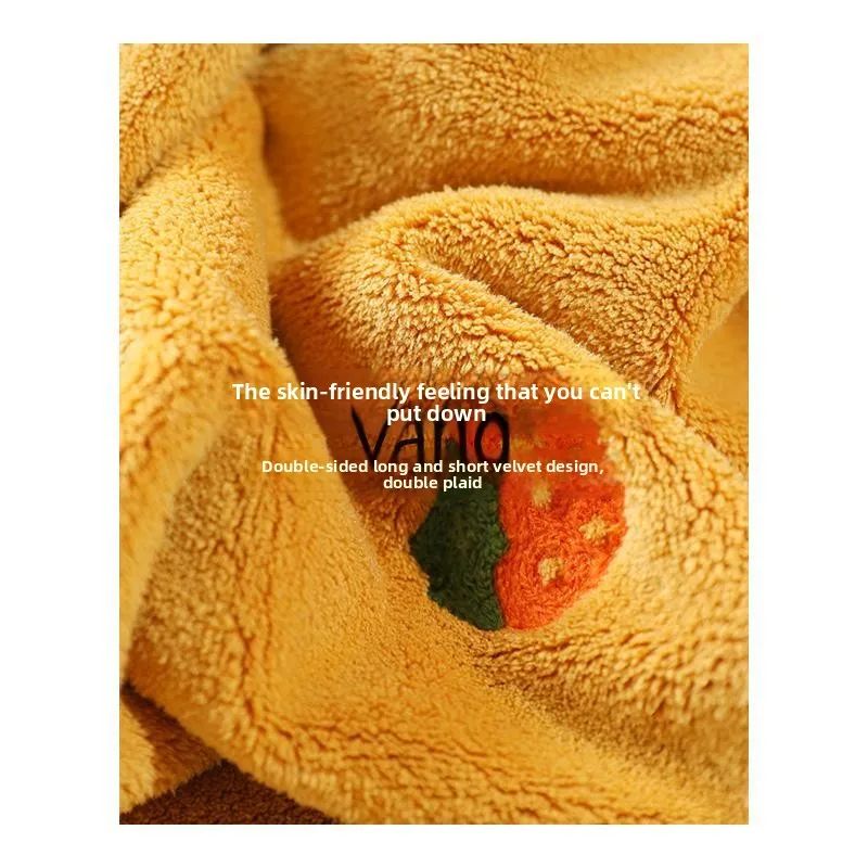 yjq bath towel female cotton absorbent household quick-drying couple pair of premium wrap towels