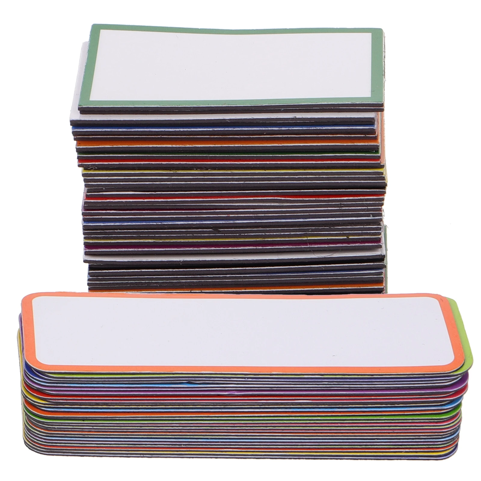 

67pcs Magnetic Label Stickers 8x3cm Dry Erase Fridge Magnets Aesthetic Note Pad for Board Refrigerator Whiteboard Tags