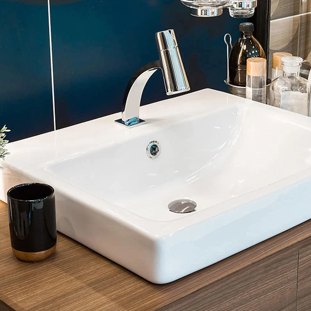 Universal Wash Basin Plug Copper Cover Sink Bathroom 40mm Pop-Up Plug Replacement Drain Plug Bathroom Faucet Fixture