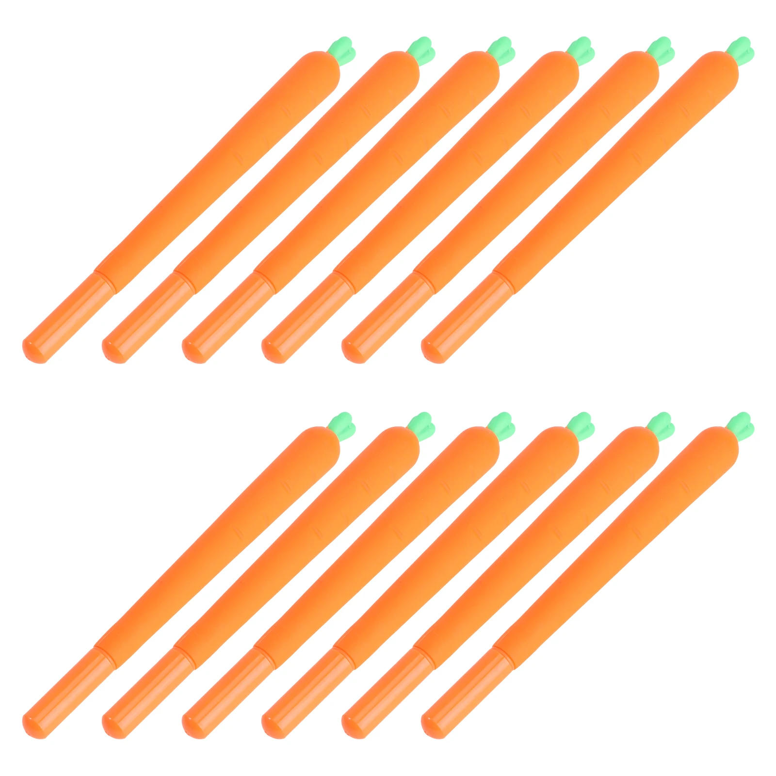 Carrot Gel Ink Pens Silicone Grip Refillable Smooth Writing For School Office Stationery Gift