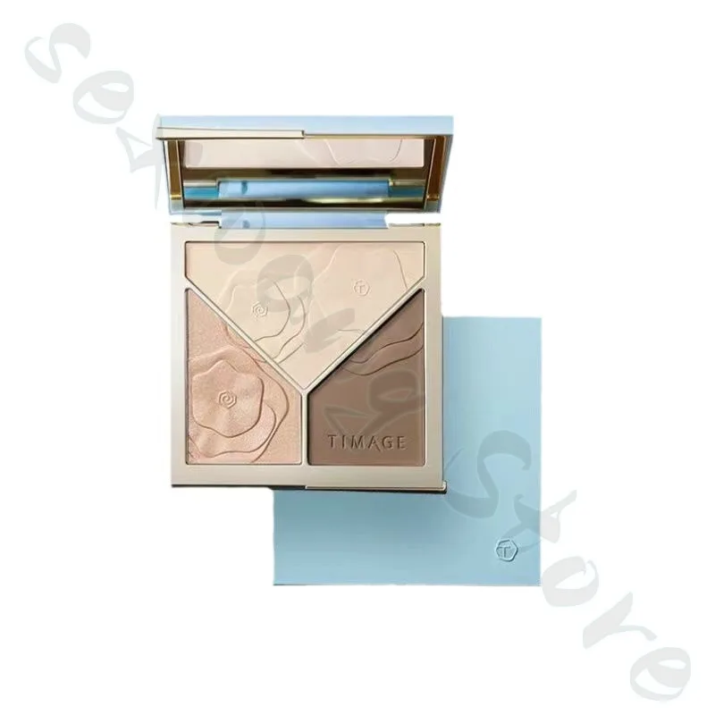 Caitang three-color contouring and highlighting all-in-one palette original concealer facial contouring palette for women