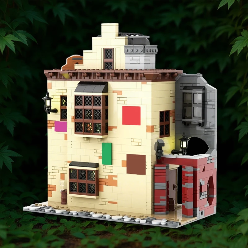 1389 Piezas Juego de Construcción Modular MOC Personalizable, Bloques Educativos Populares, Ladrillos de Diseño para Niños, Modelo Simple, Juguete DIY, Regalo de Navidad