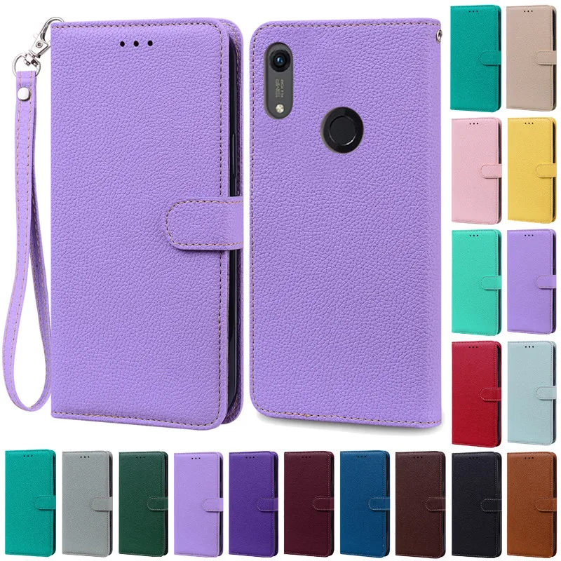 For Huawei Y6 2019 Case Leather Flip Wallet Case For Coque Huawei Y6 Prime 2019 MRD-LX1 Flip Case for Huawei Y6S Cover Fundas