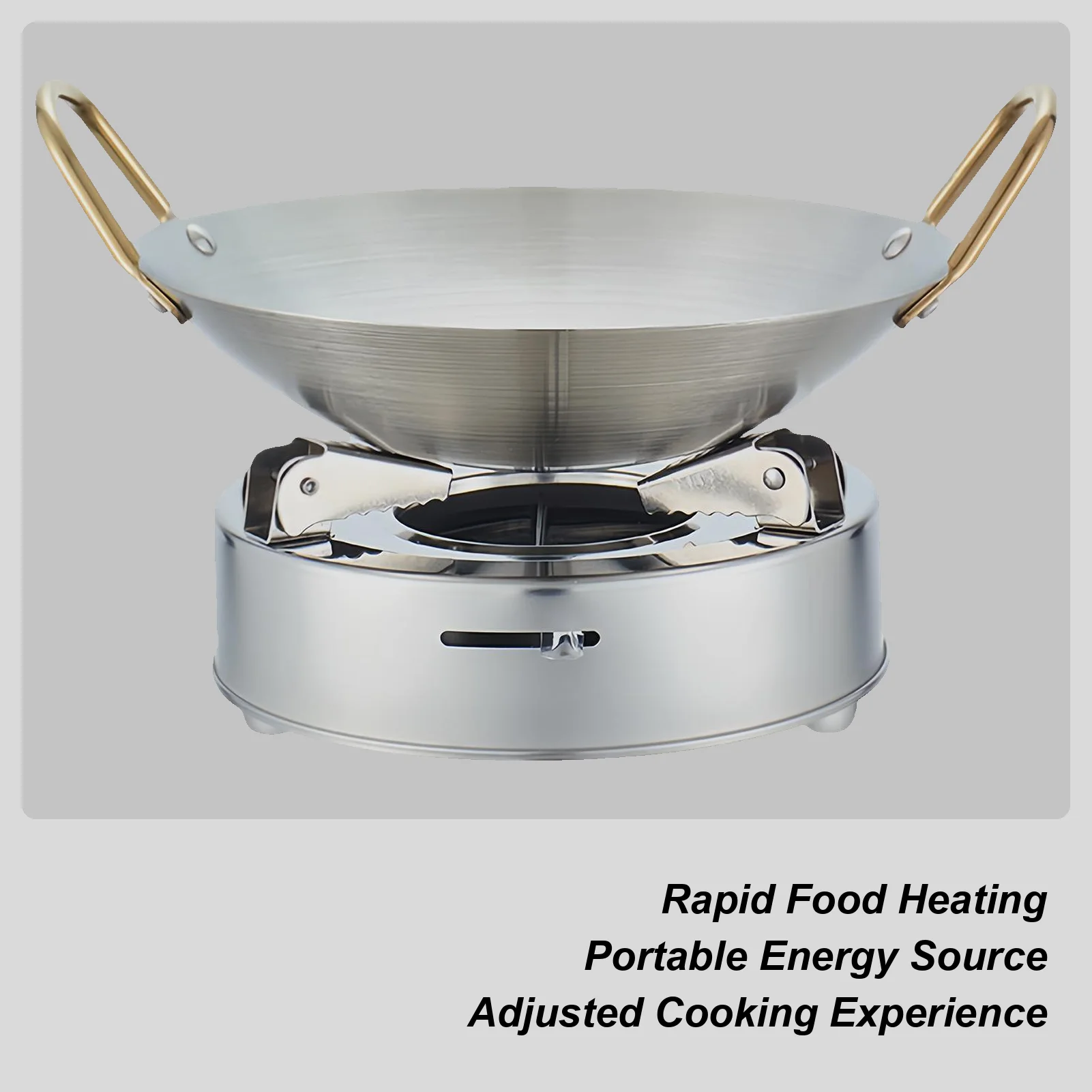 

Camping Alcohol Stove Camping Cooking Tool Portable Spirit Burner With Pot For Campers Hikers Travelers Fishermen Backpacking