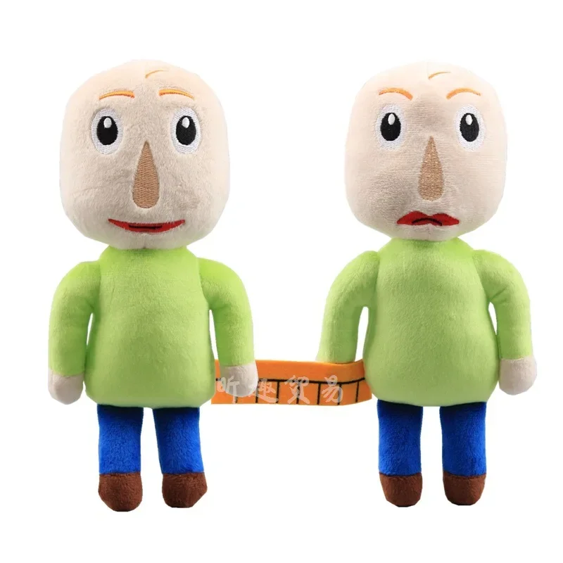 25CM Baldi's Basics in Education and Learning Time Plush Toys Stuffed Doll Teacher Baldi Ruler And Smiley For Children Gift