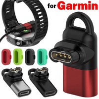 For Garmin Fenix 7X/6/6S/6X Watch Charger Micro USB Type-C 8 Pin Adapter Portable Charger Converter for Forerunner 255 955 945