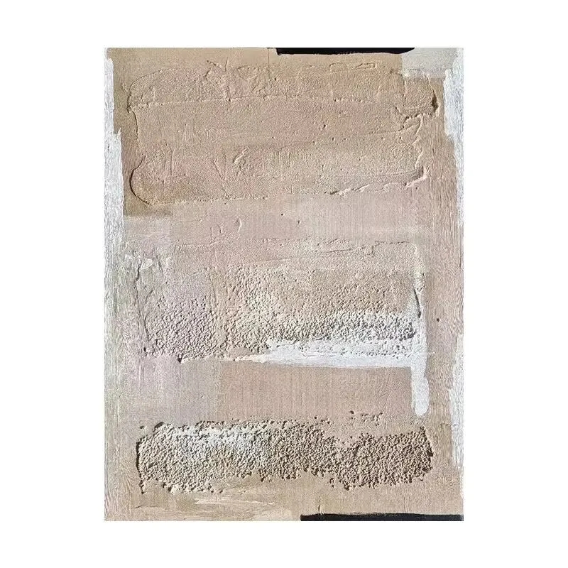 Nordic Modern Abstract Pure Hand Drawn Oil Painting, 3D Texture Hanging Painting, Simplicity, Living Room, Bedroom, Dining Room