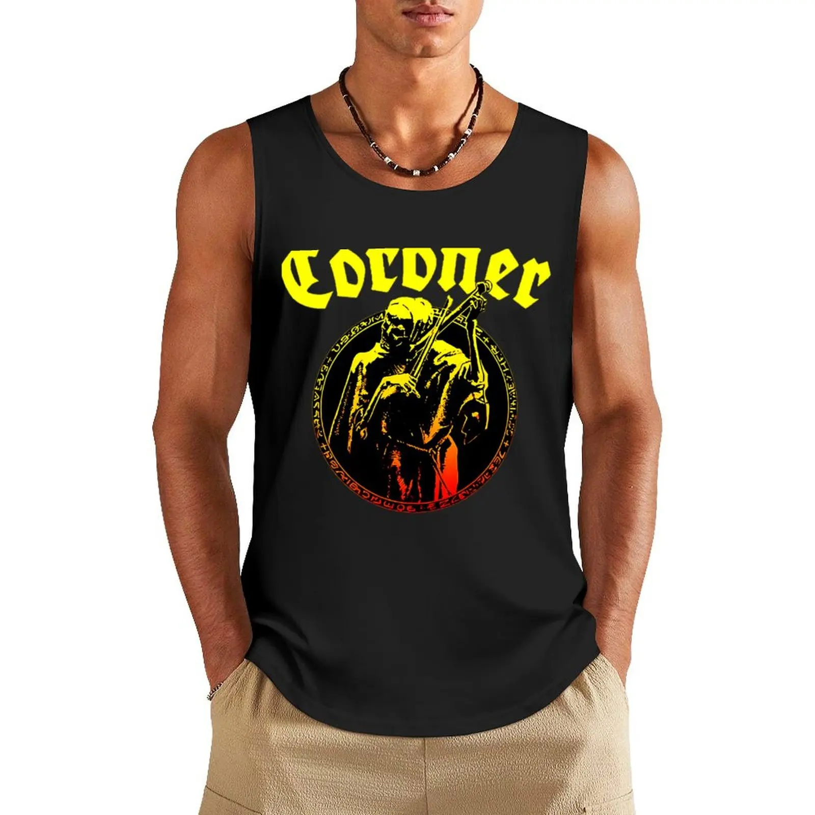 

Best Quality Coroner Tank Top sports vest Bodybuilding shirt Men's clothes luxury style