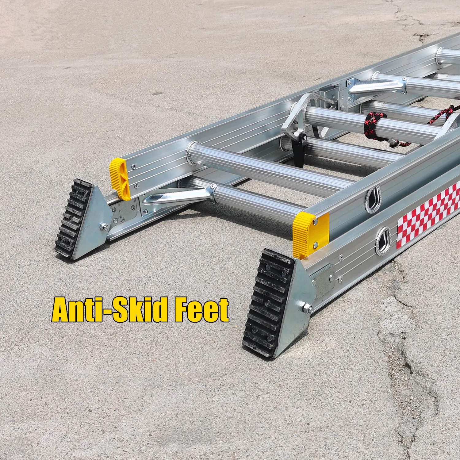 Aluminum Telescopic Extension Ladder Fire Escape Emergency Foldable Ladder