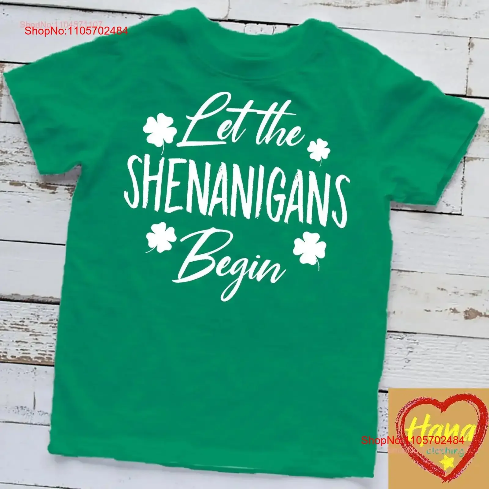 Womens Let The Shenanigans Begin St Patricks Day T Shirt vintage Washed Casual streetwear Versatile graphic Stylish homme