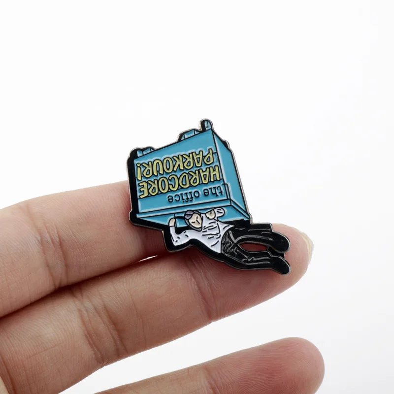 Office TV SHOW Enamel Pin Brooches for Women Lapel Pins Badges on Backpack Clothing Accessories Fashion Jewelry Fans Gift