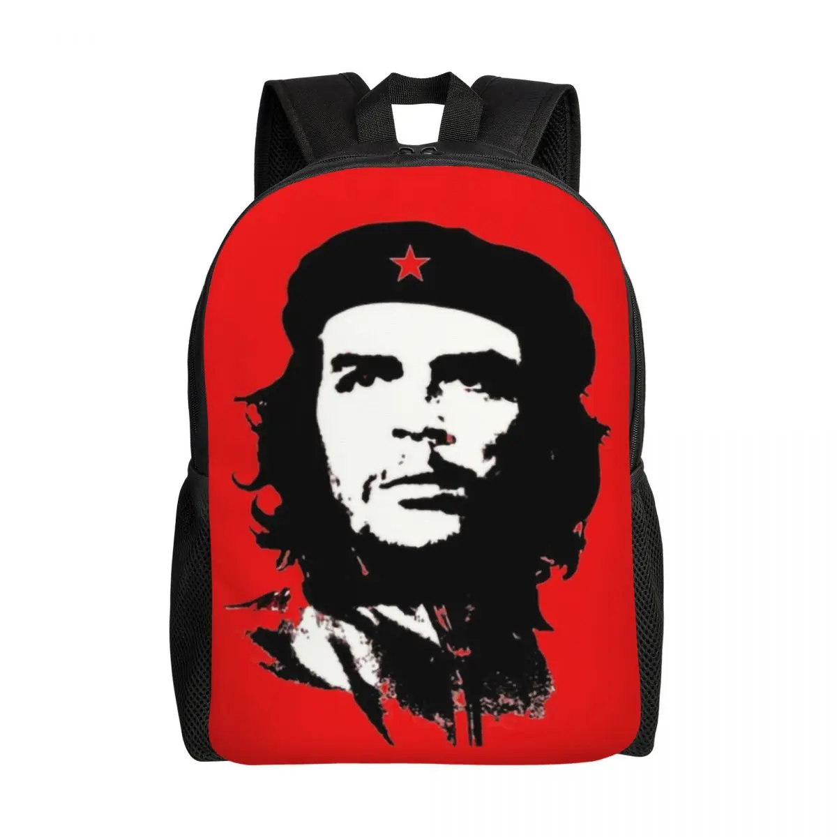 

Personalized Che Guevara Backpack Women Men Basic Bookbag for College School Cuban Revolution Bags