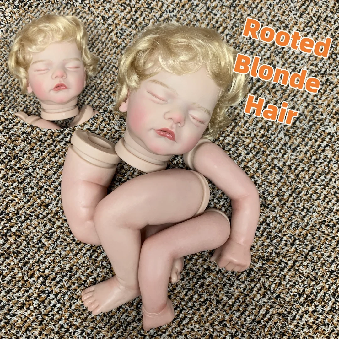 

18-дюймовые наборы кукол Sam Reborn в разобранном виде с корневыми волосами, детали для самостоятельного изготовления, краска для кожи, видимые вены, комплект, реалистичная кукла ручной работы Reborn