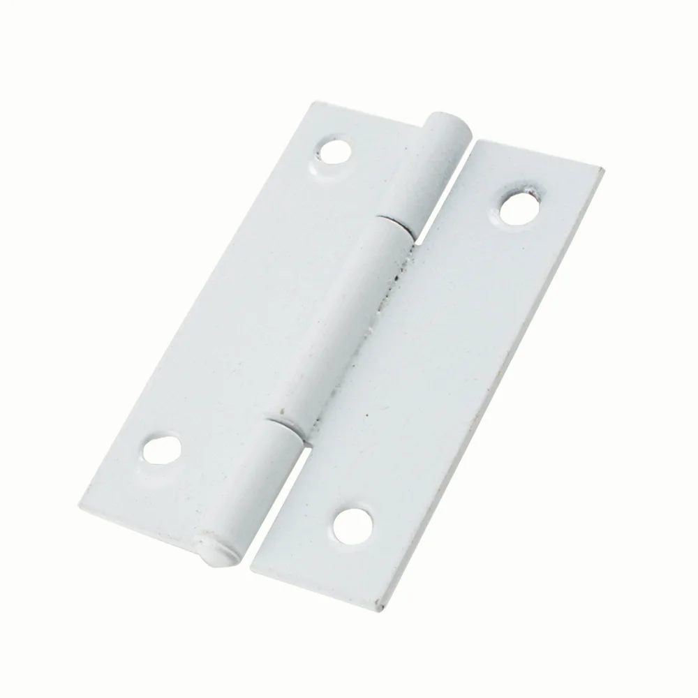 Nuovo stile cinese 50*32mm verniciato a spruzzo bianco cerniera piatta accessori per bagagli hardware 4 fori