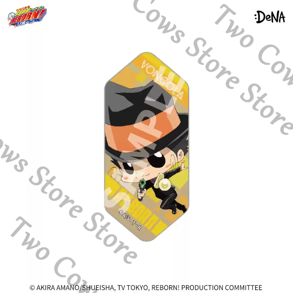HITMAN REBORN Yamamoto Takeshi Sawada Tsunayoshi Reborn Gokudera Hayat Ranbo Sasagawa Ryōhei Emblema Oficial em Formato de Gelo Aleatório