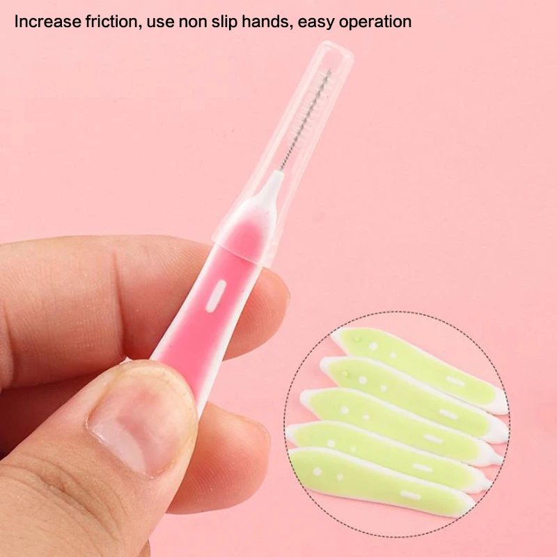 10 pezzi spazzole per sopracciglia mini spazzola per sollevamento sopracciglia trucco usa e getta strumento per ciglia dente spazzola interdentale estensione ciglia forniture