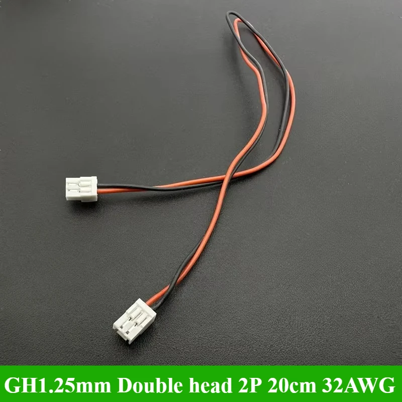 

GH1.25mm Double Head With Lock Buckle 2P 3P 4P 5P 6P Cable Length 20cm 32AWG Silicone Wire Flight Control Connection Wire