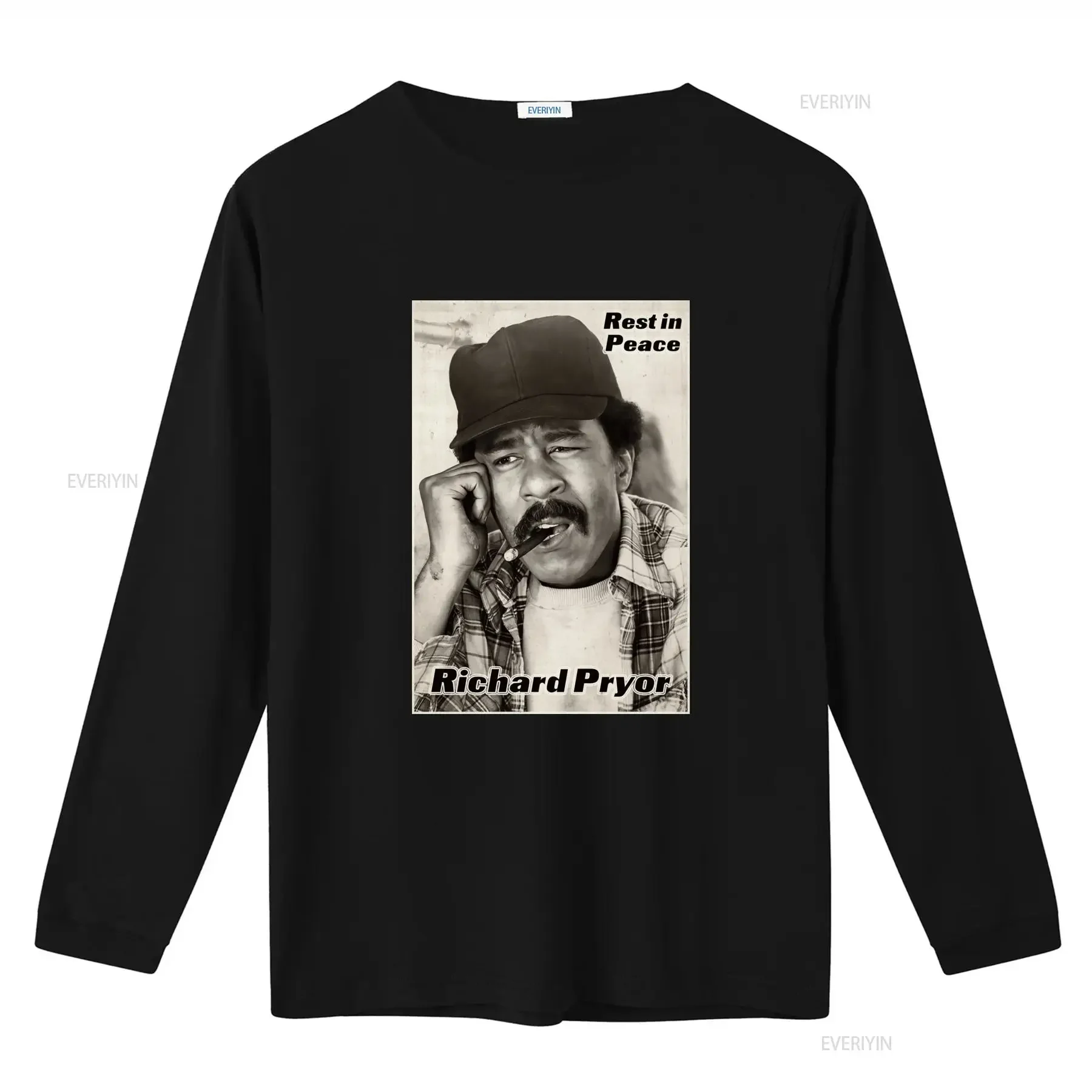 Vintage 1990s Richard Pryor Memorial T Shirt Size XL Rip Rest In Peace Design vintage Washed Comfortable homme Breathable