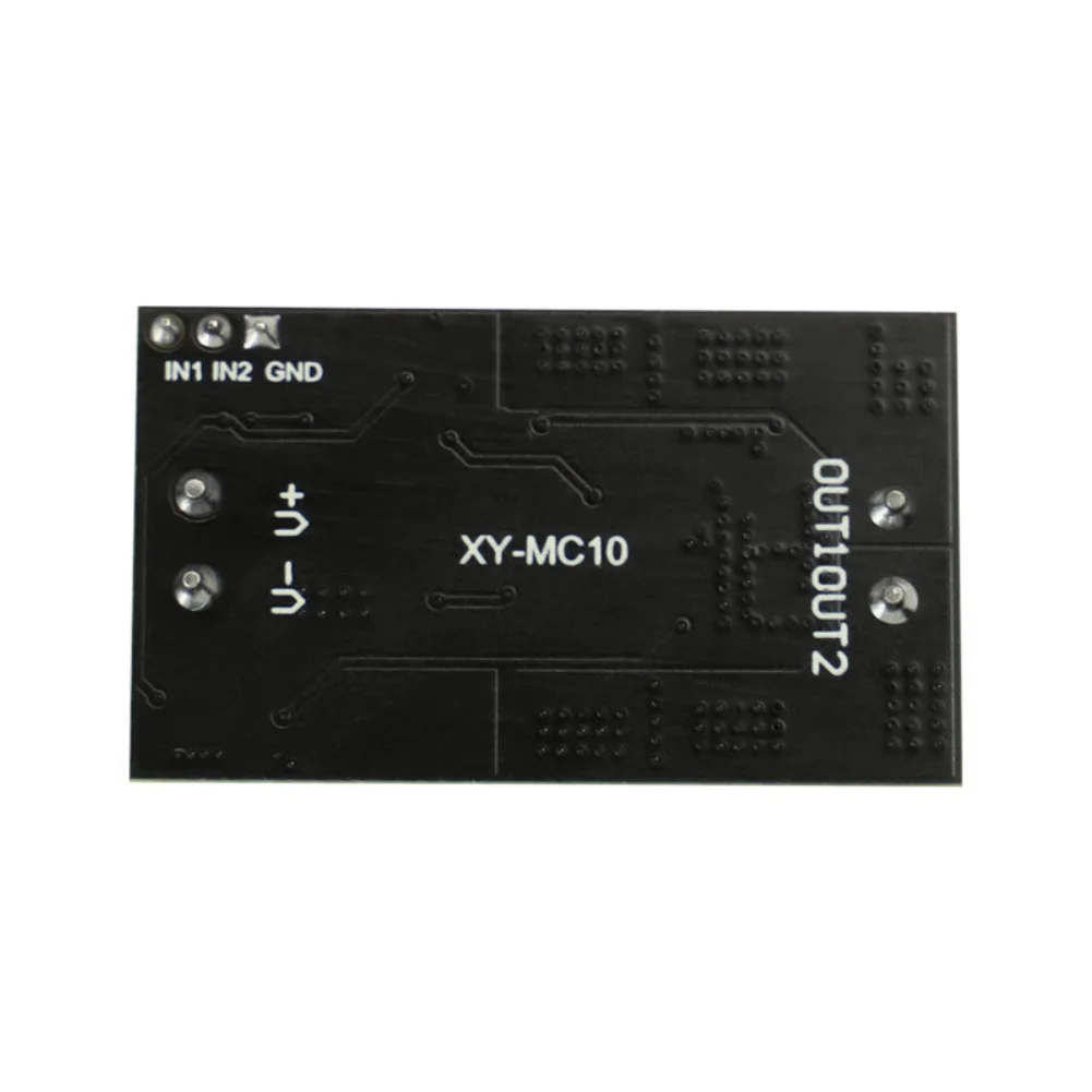 Black DC Motor Driver 3-20V Input Voltage 15A Peak Current Built-in Heat Sink 0-100 Duty Cycle For Industrial Automation