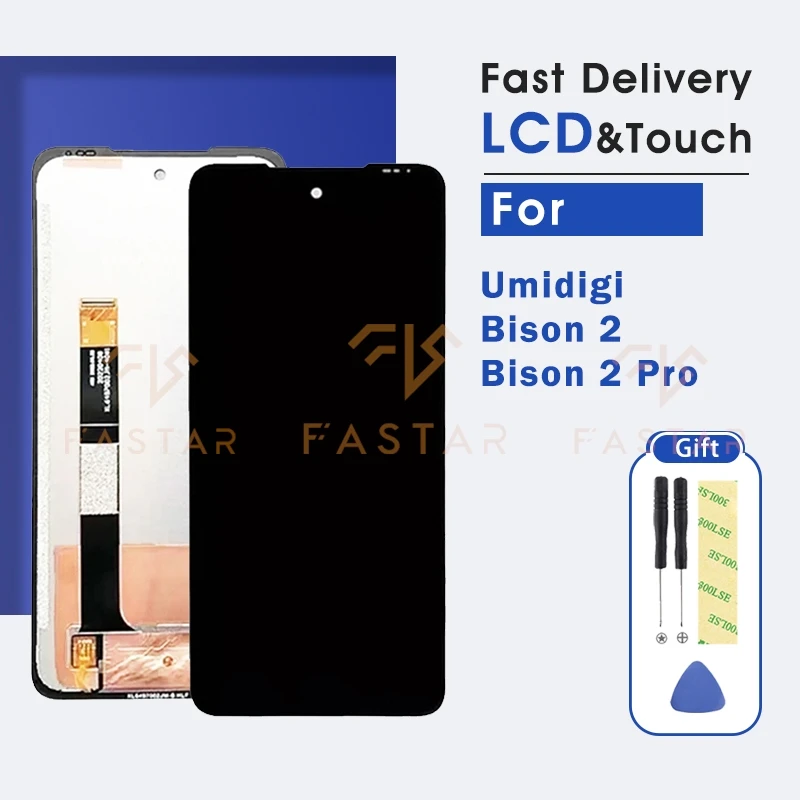 

Bison2 6.52"Tested For Umidigi Bison 2 LCD Bison 2 Pro Display Touch Digitizer Assembly Replacement Repair Phone Screen