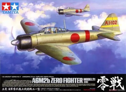 Tamiya 60317 1/32 w skali A6M2b Zero Fighter Model 21 (Zeke) (model plastikowy)