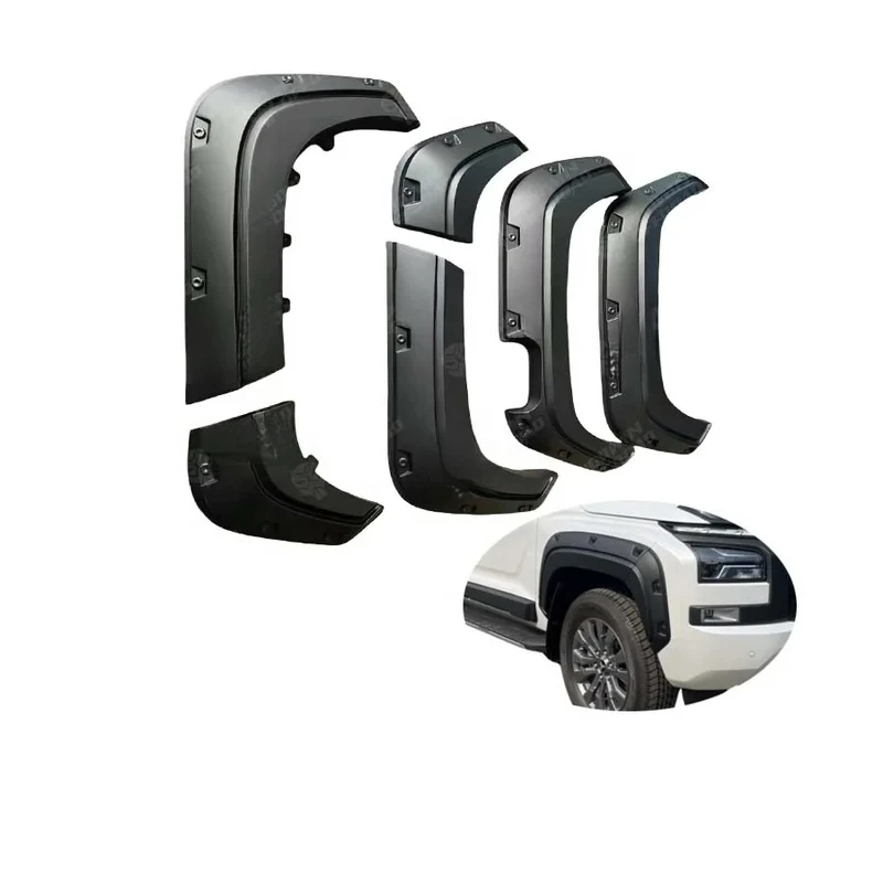 2024 Style 4x4 PP Wholesale High Quality Plastic Wheel Arch Eyebrow Fender Flare for Triton L200 2019+