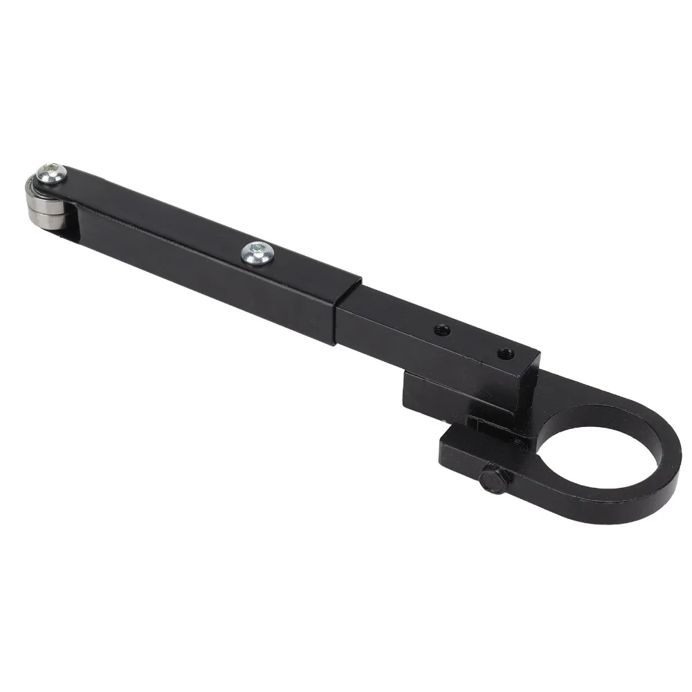 Durable Steel Belt Sander Attachment Compact Low Noise Belt Grinder Attachment Black High Stability Sand Belt Machine