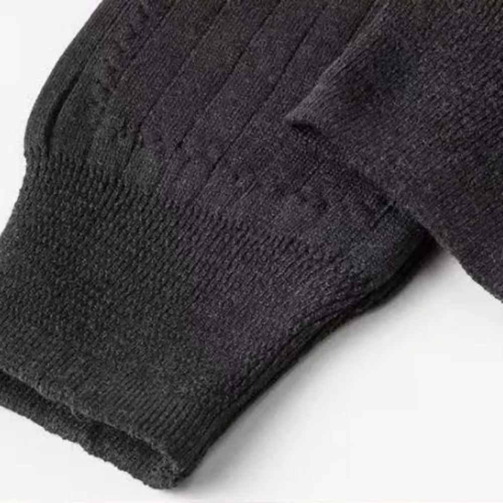 Cold-proof Warm Knee Pads with Straps Windproof Elastic Thick Knee Protector Comfortable Wraps Leg Winter Knee Cover
